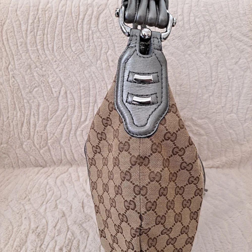 Gucci Monogram Horsbit Hobo Bag - Picture 5 of 12
